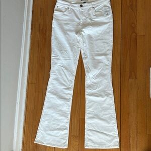 NWT Kut from the Kloth White Bootcut Corduroy Pants
